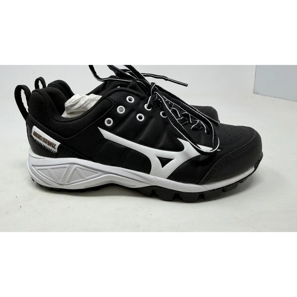 Mizuno Ambition 2 Low AS Softball Turf Shoes Black White Womens 5 320640.9010